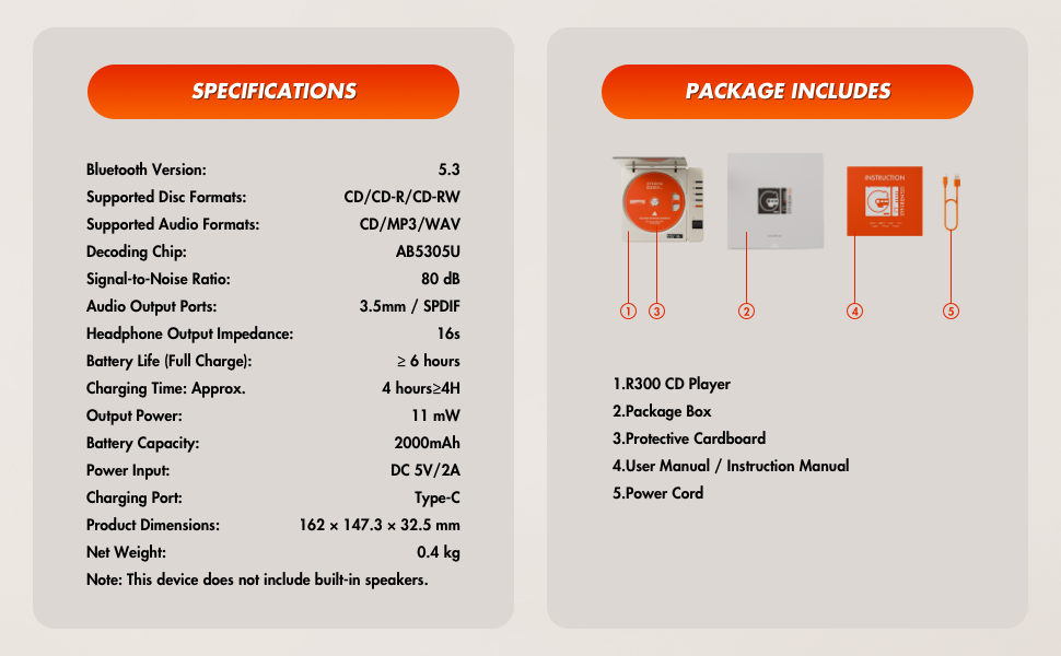 Syitren R300 CD Player detail 6.png